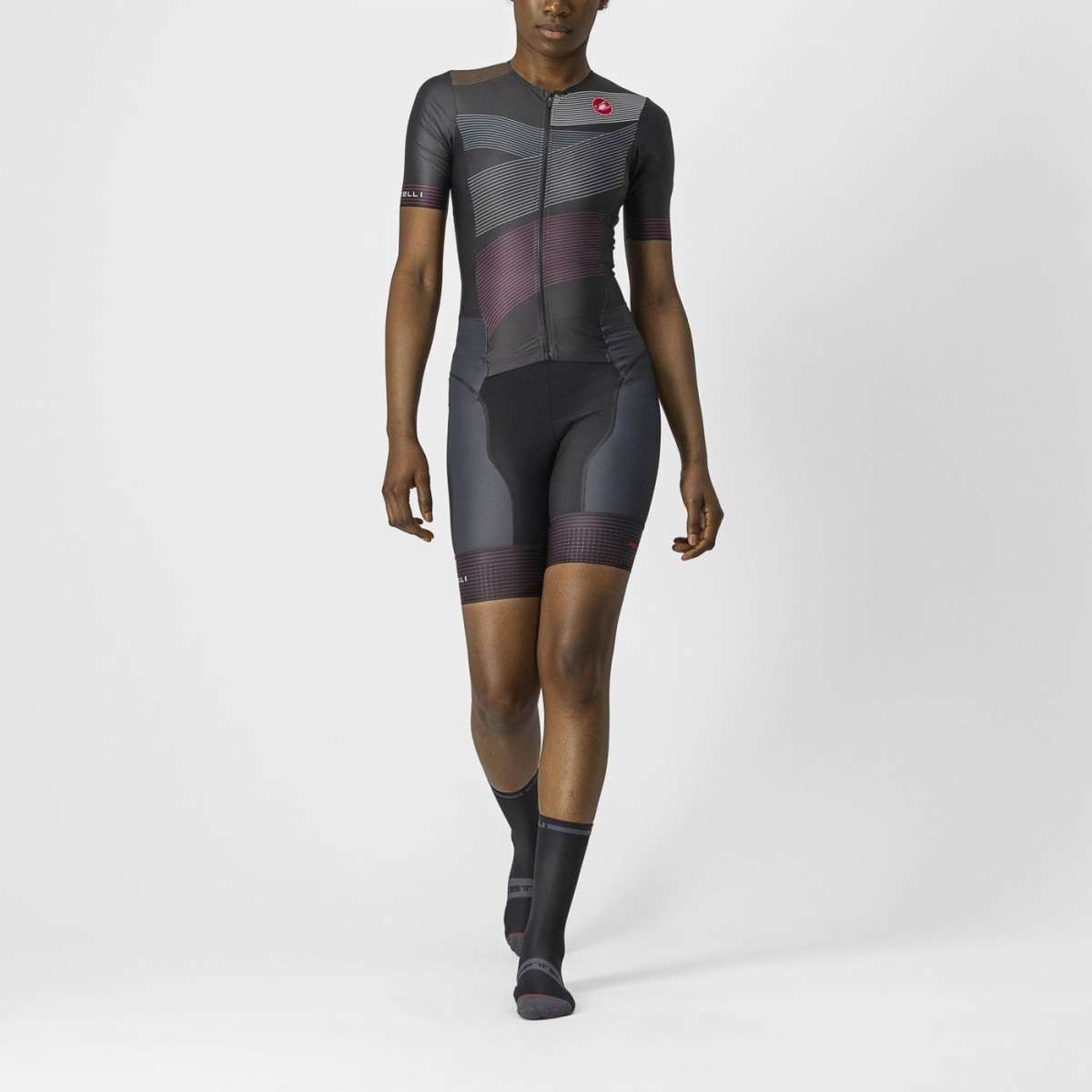 【新古・使用有】CASTELLI SANREMO ROS THERMOSUIT Castelli SAN Remo ROS THERMOSUIT 4159555 Winter Cycling