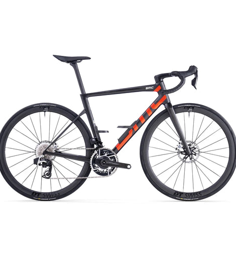 BMC 30006924 Teammachine SLR 01 ONE Road Bike – SRAM RED AXS, Carbon / Neon Red, 56