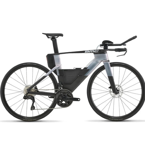BMC 30008059 Speedmachine 01 THREE Carbon Triathlon Bike – Chameleon Silver (105 Di2) – Size S