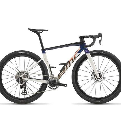 BMC 30008297 Kaius 01 ONE Gravel Bike – SRAM RED XPLR AXS, Size 51, Copper White / Thunder Blue