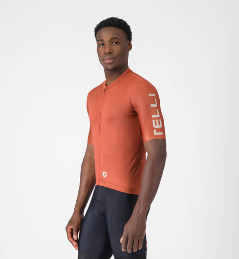 CASTELLI 4526016-655 Entrata Apex Jersey '26 – Paprika / Silver Moon