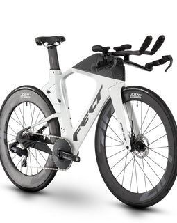 FELT IA FRD 2.0 ULTIMATE TRIATHLON BIKE -  SRAM FORCE ETAP AXS - SILVER GLITTER / WHITE FADE