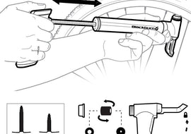 BLACKBURN MINI PUMP AIRSTIK ANYVALVE