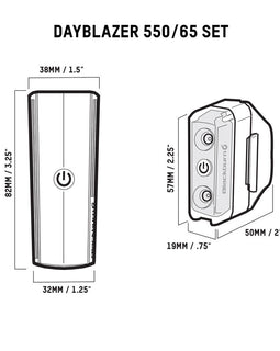 BLACKBURN DAYBLAZER 550 FRONT 65 REAR COMBO