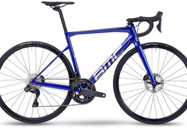 BMC TEAMMACHINE SLR THREE ROAD BIKE - SPARKLING BLUE / BRUSHED ALLOY - SHIMANO ULTEGRA DI2