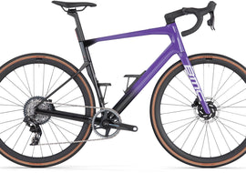 BMC ROADMACHINE 01 X ONE ROAD BIKE - PURPLE / BLACK - SRAM FORCE XPLR ETAP AXS