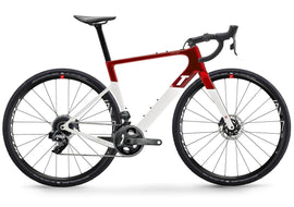 3T BIKE EXPLORO RACEMAX GRAVEL BIKE - RED / WHITE - SRAM FORCE D1 AXS 2X12 700C