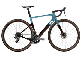 3T BIKE EXPLORO RACEMAX GRAVEL BIKE - BLUE / BROWN - SRAM FORCE D1 AXS 2X12 700C